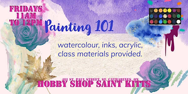 Painting 101: Practice techniques that explore all painting mediums | 401 St Paul St