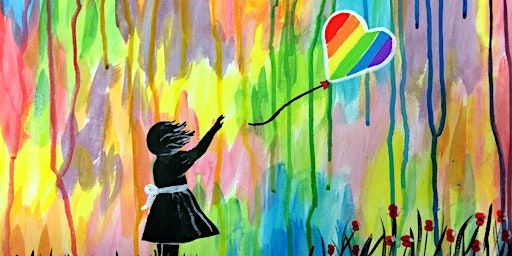 Paint Pride Balloon Girl, Liverpool | LEAF on Smithdown Road, Liverpool