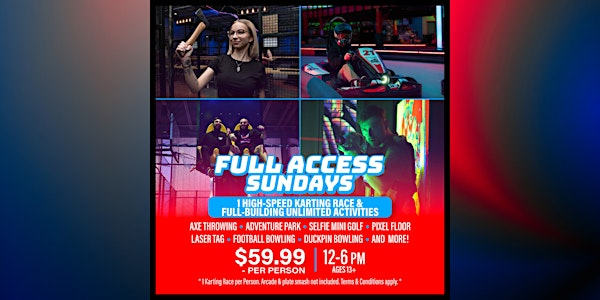 Full Access Sundays | 13+ | BIG Ypsi | BIG | Best in Games