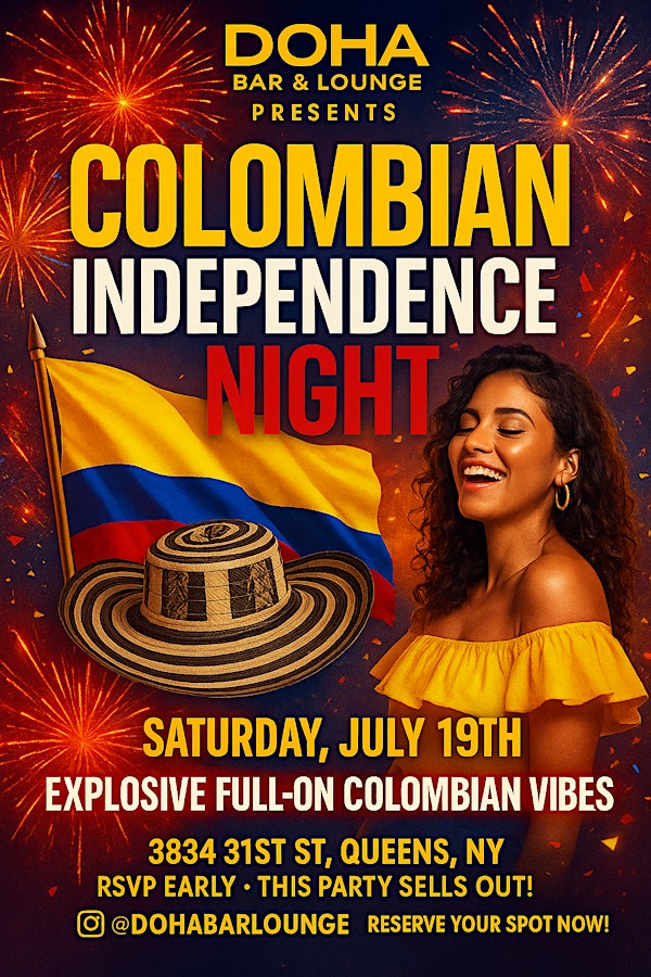 Best Colombian Independence Day Event in NYC – Doha Bar Lounge | Doha Bar & Lounge in Queens