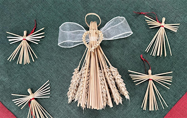 Strawcraft Workshop, Christmas Decorations and Angel. The Fold, Bransford. | The Carthouse