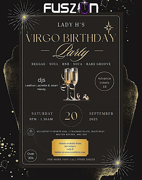 FUSZION: Lady H's Virgo Birthday Party | McCarthy's Sports Bar