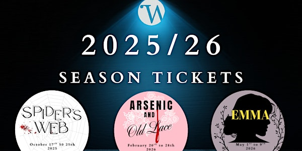 2025/26 Seasons Tickets | The Pumphouse Theatre
