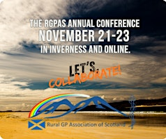 RGPAS Annual Conference #RGPAS25 Tickets on sale now. | Lochardil House