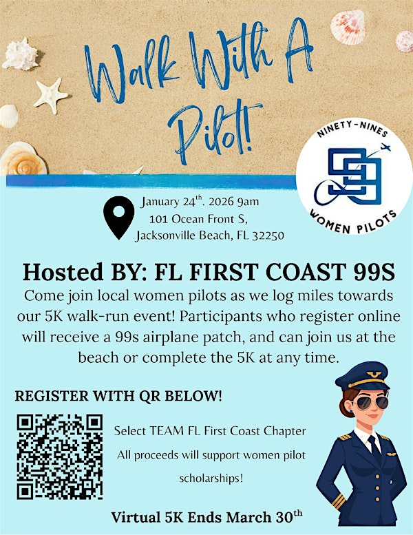 Walk With A Pilot | 101 Ocean Front South Parking