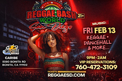 Reggae Bash World San Diego | 5080 Bonita Rd