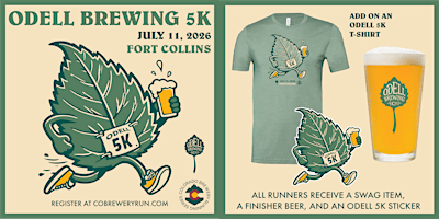 Odell Brewing 5k | Fort Collins | 2026 CO Brewery Running Series | Odell Brewing Company