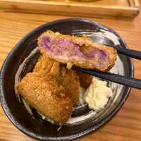 必食日式炸紫薯餅