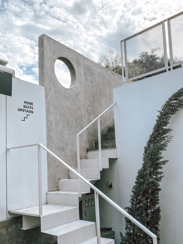 A Tropical Minimalist Coffee Shop in Bandung