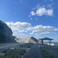 白い海岸の絶景