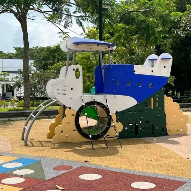 Aviation-themed playground at Aerospace Park