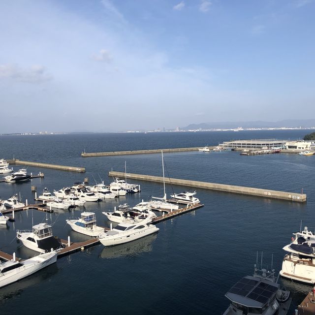 【福岡ホテル】バルコニー付！海を見ながらリラックスタイム。ホテルマリノアリゾート福岡