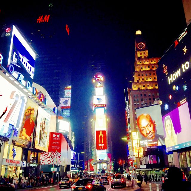 【New York】圧倒的スケールのタイムズスクエア！絶対行ってほしいスポット！