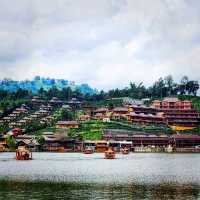 Traditional Scenic Thai Chinese Village