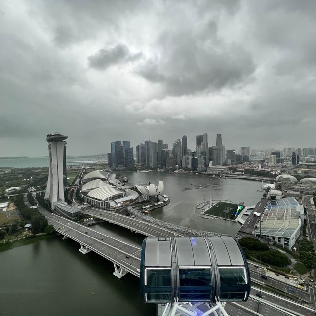 Aerial view of Marina Bay Singapore