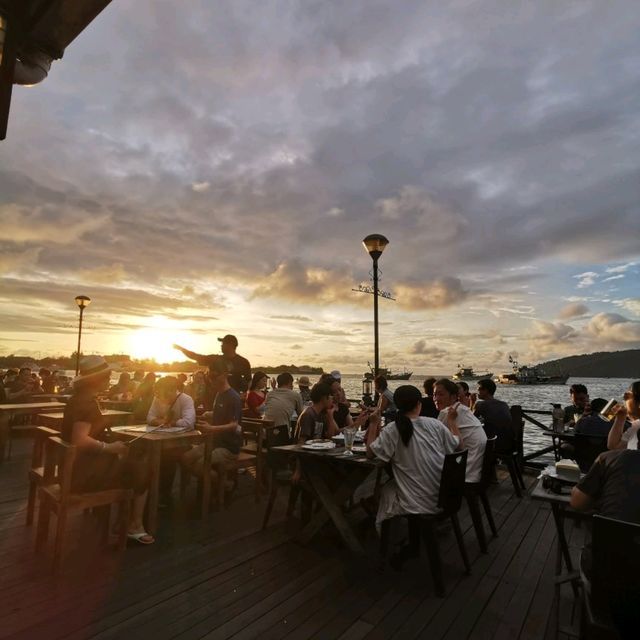 Beautiful Sunset View Restaurant, KK Sabah