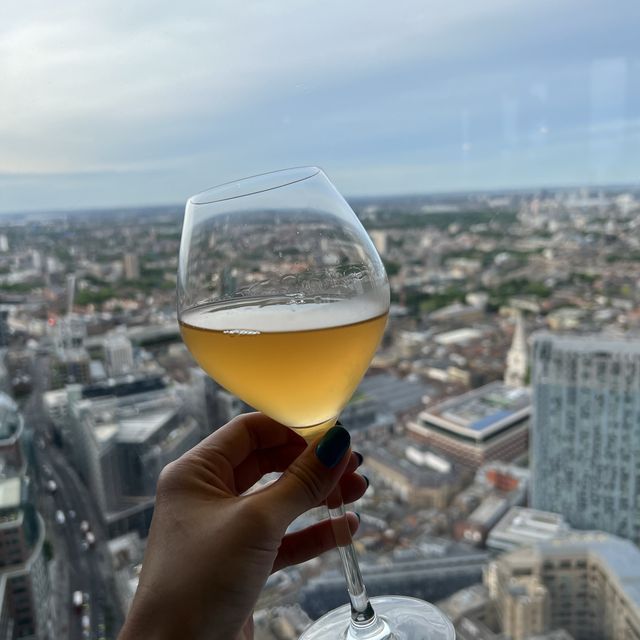 Sunset dinner at Duck & Waffle