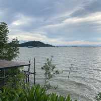 คาเฟ่ริมทะเลสาบสงขลา