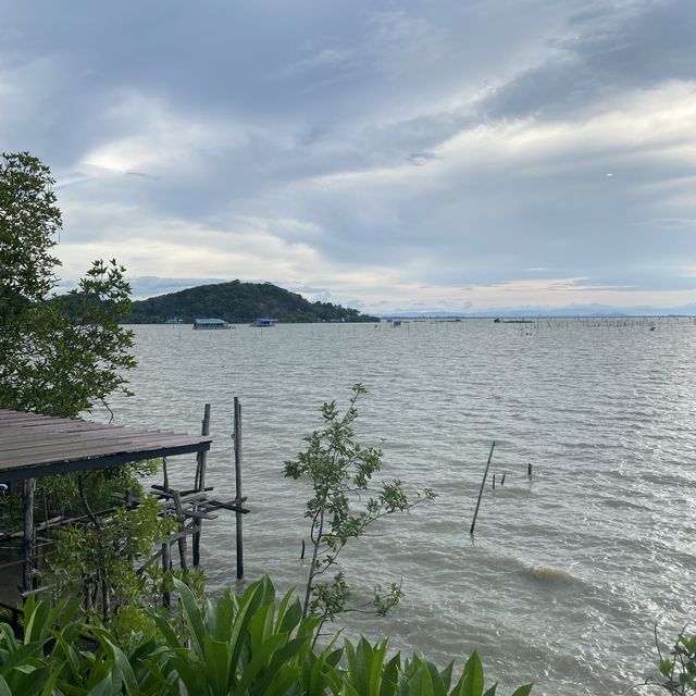 คาเฟ่ริมทะเลสาบสงขลา
