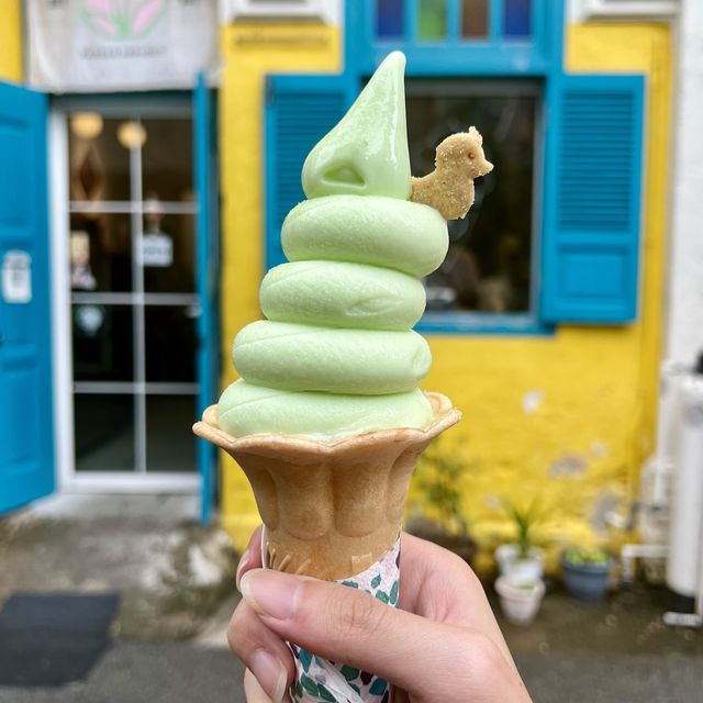 Pandan Soft Serve at Pandan Republic