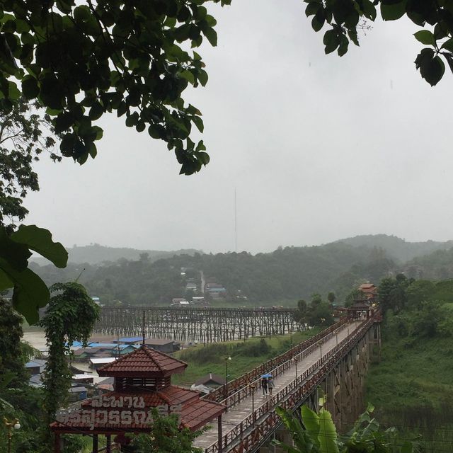 สะพานมอญ สังขละบุรี กาญจนบุรี