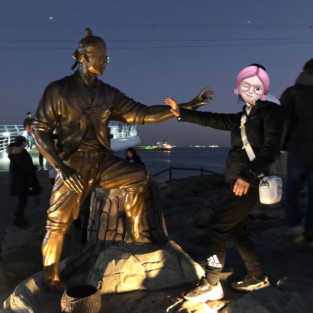 夜遊釜山🐢龜島探索神秘的傳說