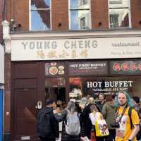 英國倫敦遊記 China Town 富有滿滿特色的紅色燈籠 