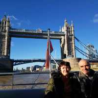 Tower Bridge as seen from the boat