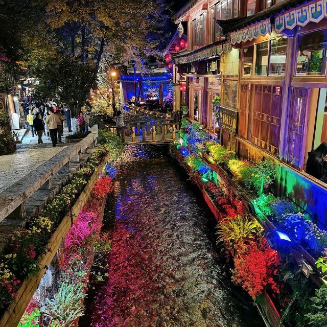 Lijiang Old Town(丽江古城/大研古城)at night