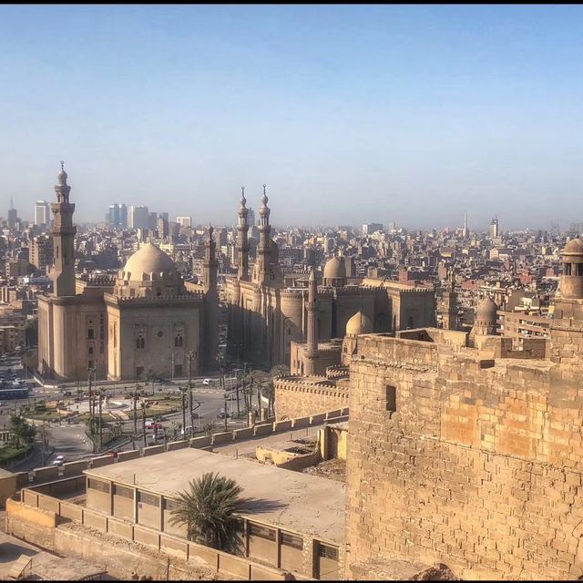 A view from Citadel to the Old Cairo