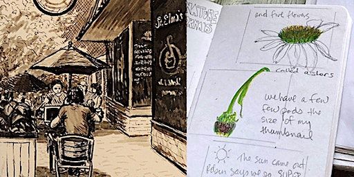 Del Ray Urban Sketchers 2023 | St. Elmo's Coffee Pub