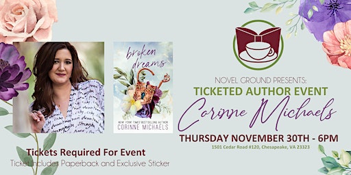 Release Day Author Signing- Corinne Michaels | Novel Grounds