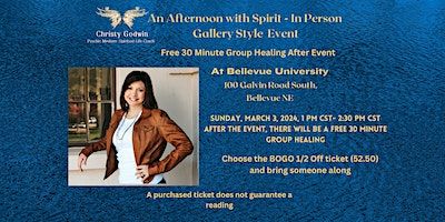 An Afternoon with Spirit at Bellevue University | Bellevue University