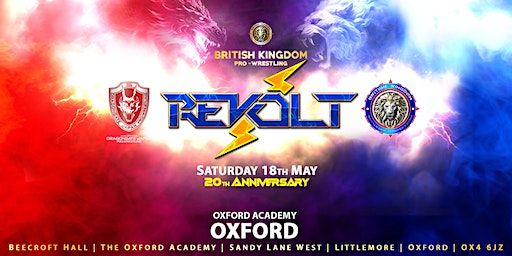 Wrestling Spectacular Oxford (20th Anniversary Mega Show) | The Oxford Academy