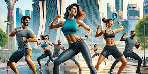 Bollywood workout class | Marina Boulevard, The Lawn @ Marina Bay, Singapore