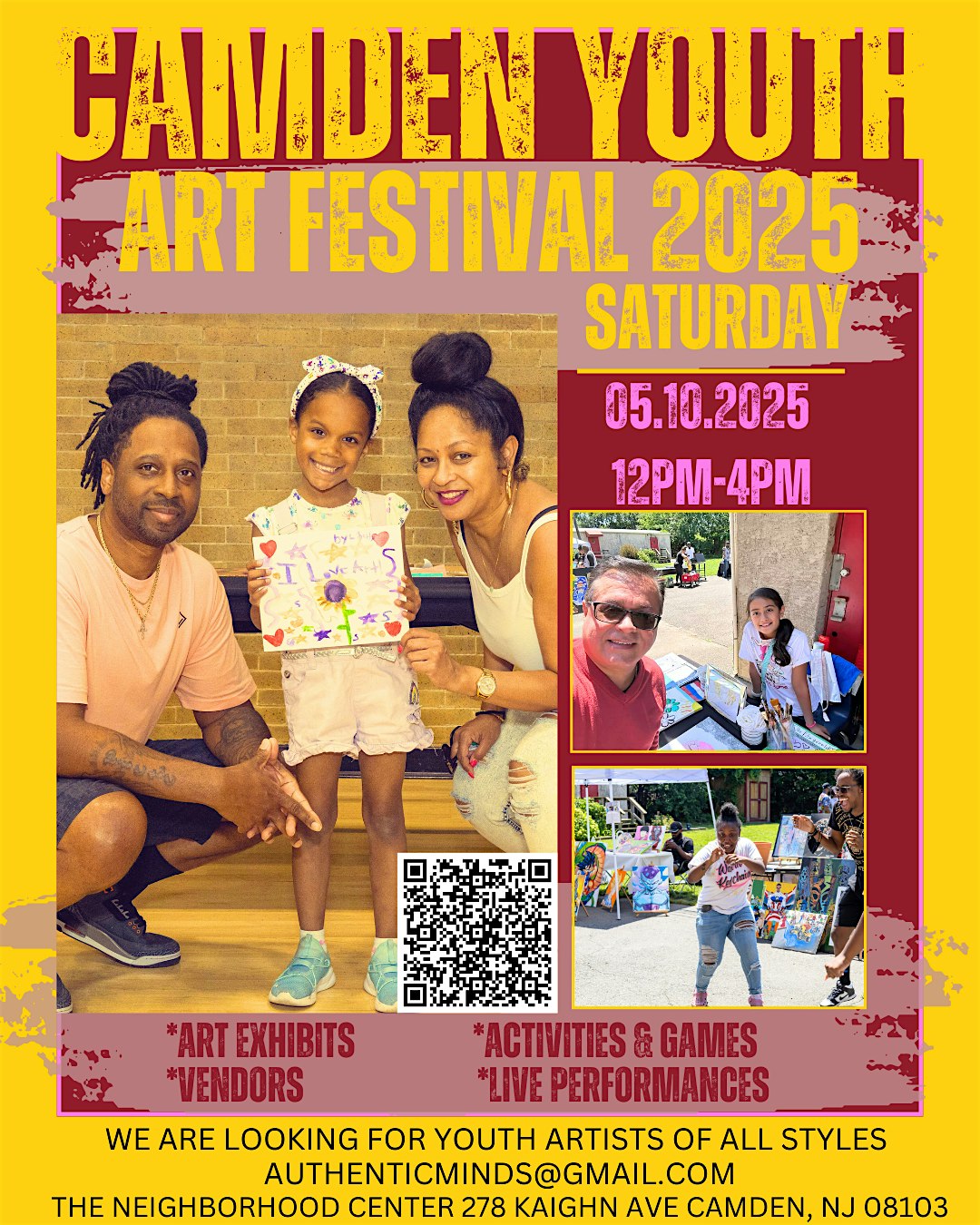 2nd Annual Camden Youth Art Festival 2025 | 278 Kaighns Ave