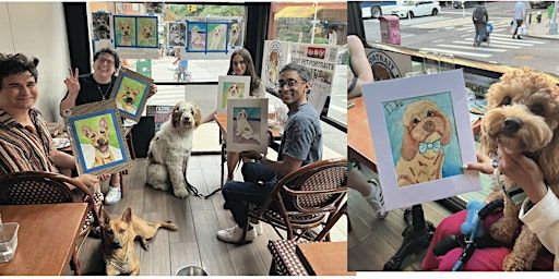 Paint and Sip Pet Portrait Fun Barking Dog | Barking Dog