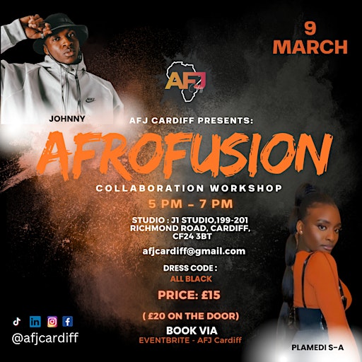 AFROFUSION Dance workshop | J1 Studios