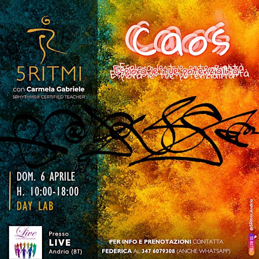 5RITMI® CAOS • DayLab a Andria | Contrada Morgigni