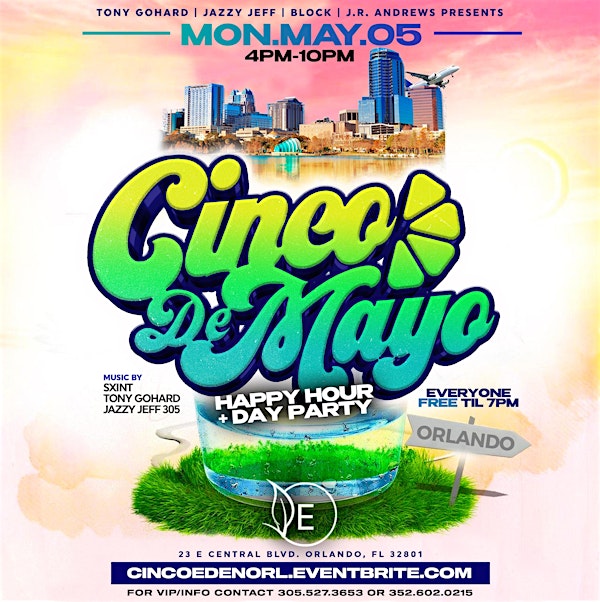 CINCO DE MAYO HAPPY HOUR + DAY PARTY! | Eden The Lounge