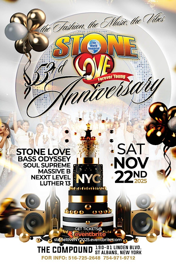 Stone Love 53rd Anniversary New York | 190-01 Linden Blvd