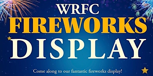 WESTCLIFF RFC - FIREWORKS DISPLAY | Westcliff RFC