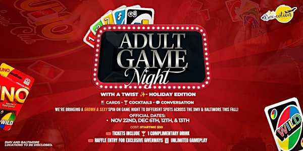 Let's BaeCation ~ UNO Adult Game Night with a TWIST VA | Aroma Wine Tasting Room