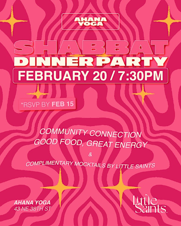 Shabbat Dinner Party | Ahana Yoga