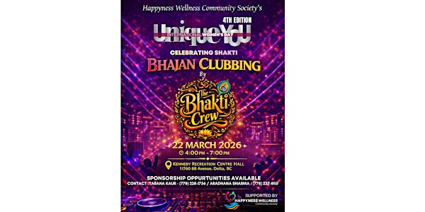 Unique You - Bhajan Clubbing | Kennedy Seniors Recreation Centre