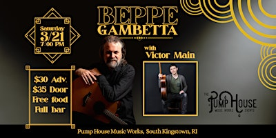Beppe Gambetta with Victor Main | Pump House Music Works
