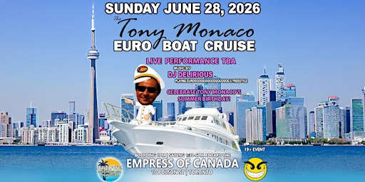 Tony Monaco Euro Boat Cruise 2026 | 10 Polson St