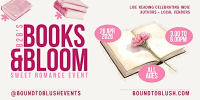 YEG Bloom & Books: B2B's Sweet Romance Reading | MKT Fresh Food | Beer Market