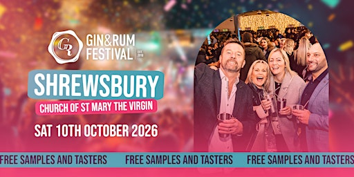 Gin & Rum Festival - Shrewsbury - 2026 | Church of St Mary the Virgin