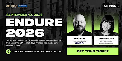 ENDURE 2026 - The #1 Real Estate Event in The GTA | Durham Convention Centre